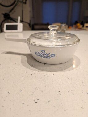 Vintage CorningWare - Blue Cornflower Saucepan